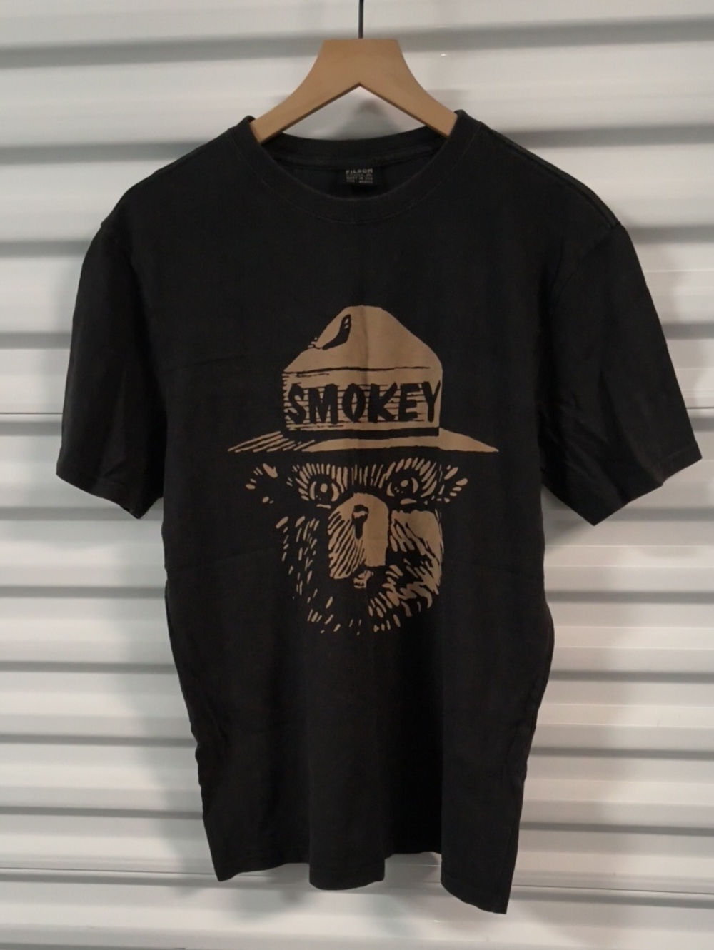 CC Filson x Smokey Bear Graphic Blk Limited Edition Short Sleeve T-Shirt Men's M